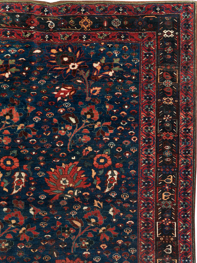 Antique Persian Afshar Tribal Room Size Carpet, No.31583 - Gss