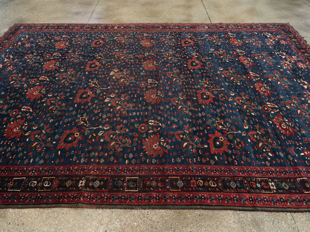 Antique Persian Afshar Tribal Room Size Carpet, No.31583 - Gss