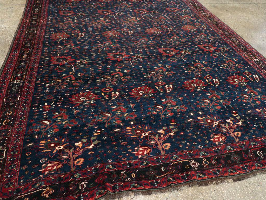 Antique Persian Afshar Tribal Room Size Carpet, No.31583 - Gss