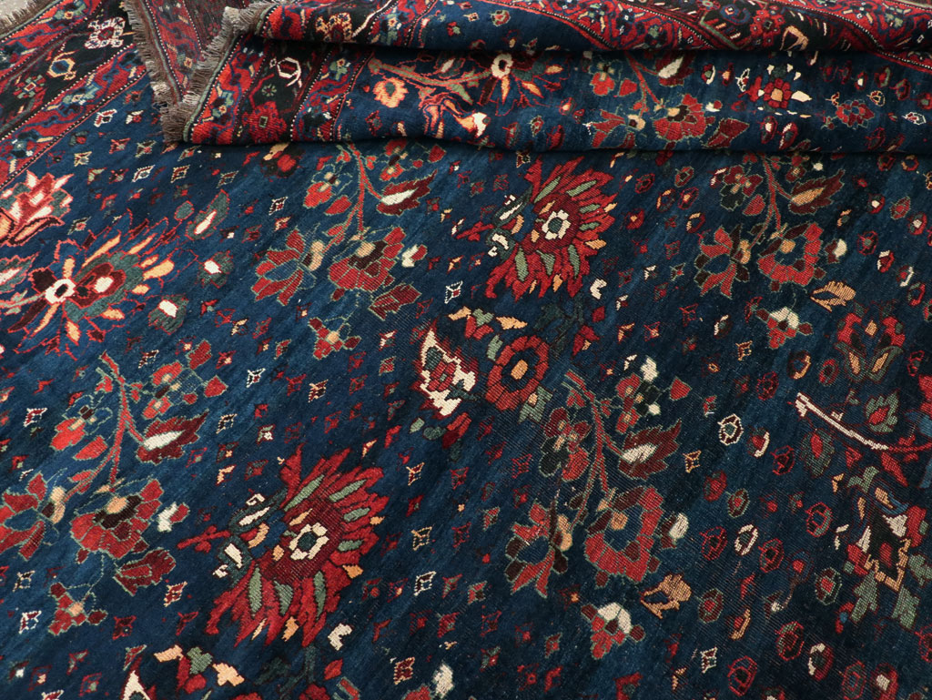 Antique Persian Afshar Tribal Room Size Carpet, No.31583 - Gss