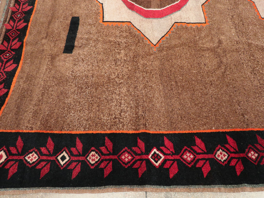 Vintage Turkish Anatolian Tribal Room Size Carpet, No.31584 - Gss