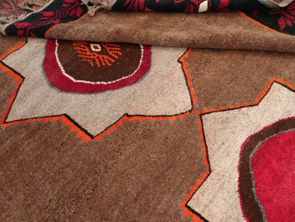 Vintage Turkish Anatolian Tribal Room Size Carpet, No.31584 - Gss