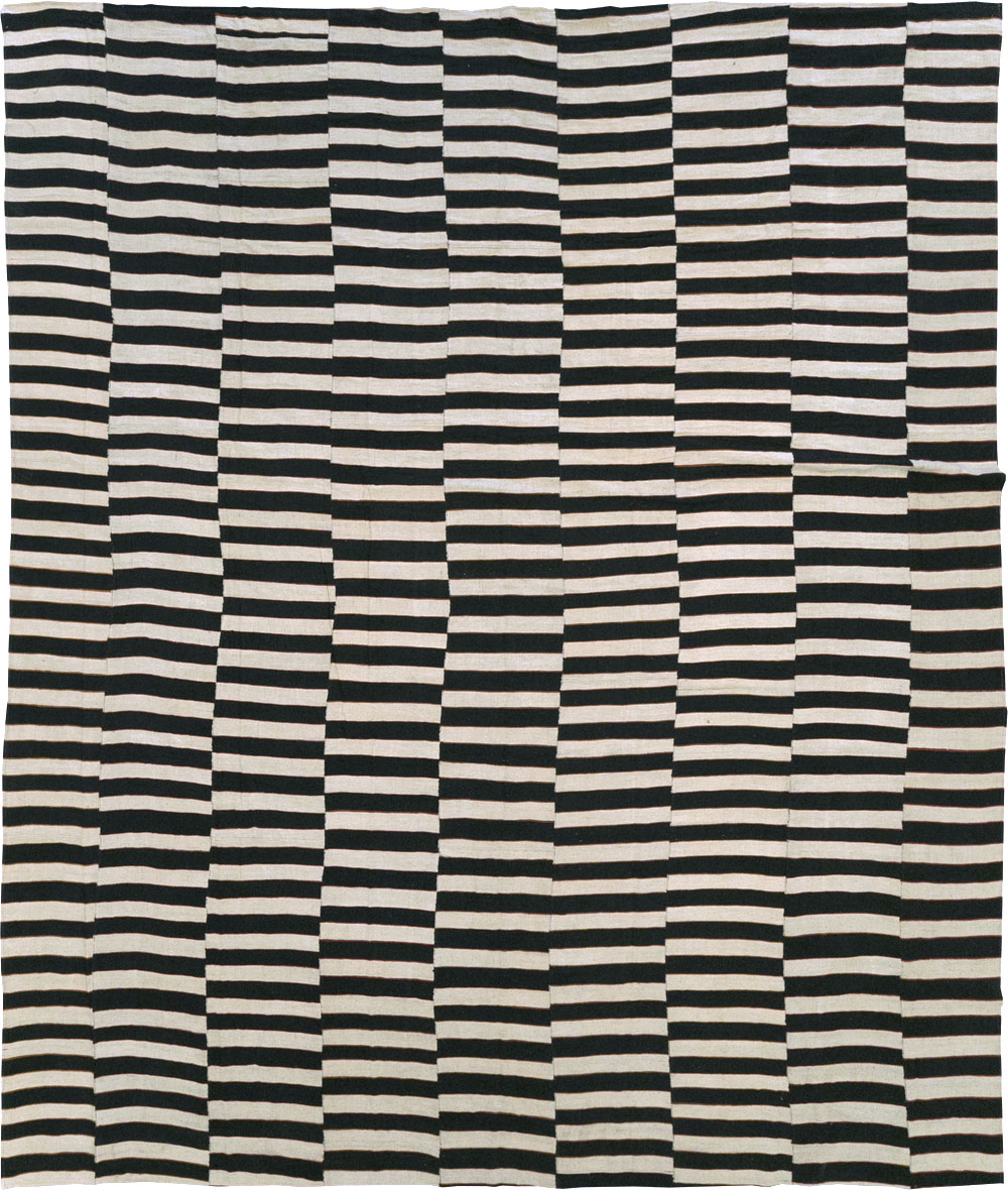 Modern Turkish Flatweave Kilim Large Room Size Carpet, No.31594 - Gss