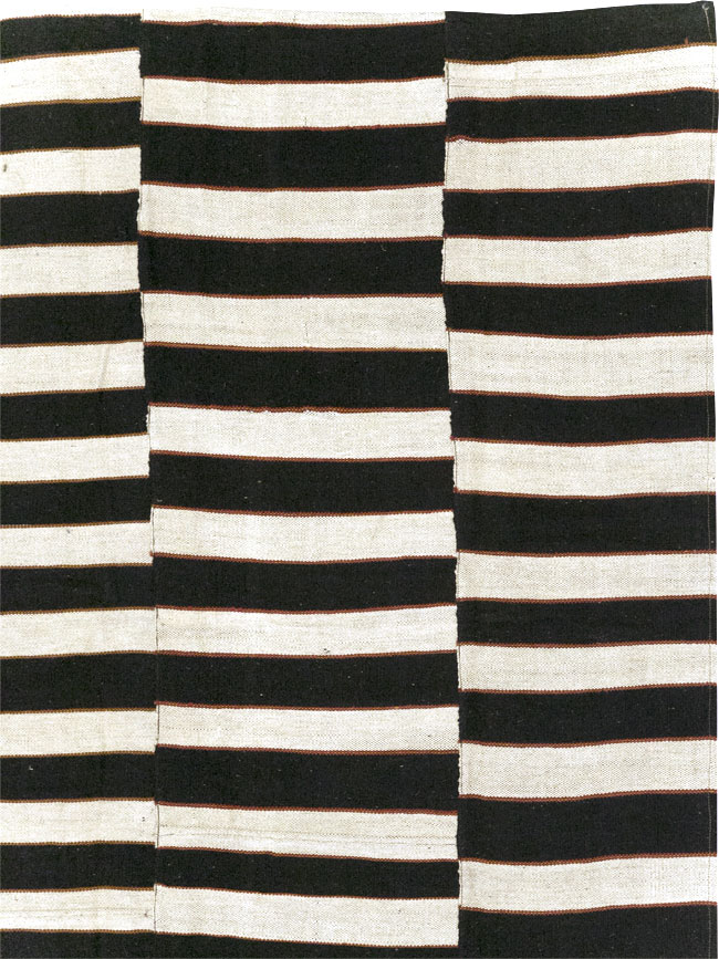 Modern Turkish Flatweave Kilim Large Room Size Carpet, No.31594 - Gss