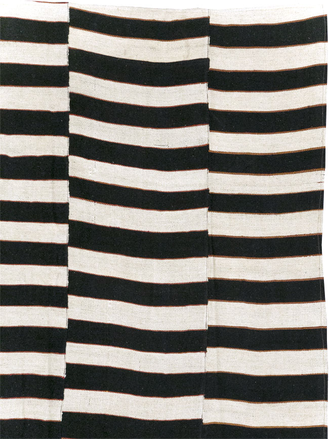 Modern Turkish Flatweave Kilim Large Room Size Carpet, No.31594 - Gss