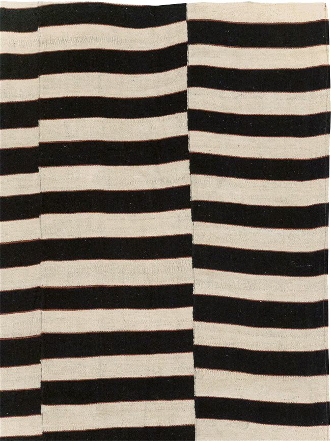 Modern Turkish Flatweave Kilim Room Size Carpet, No.31595 - Gss