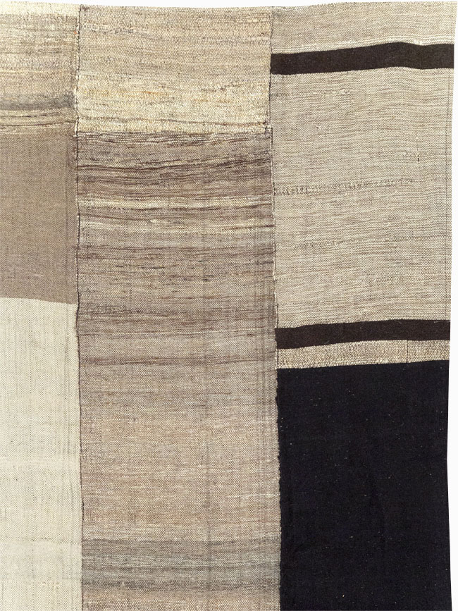 Modern Turkish Flatweave Room Size Carpet, No.31598 - Gss