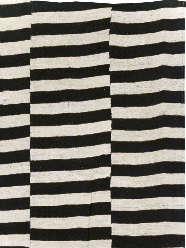 Modern Turkish Flatweave Kilim Room Size Carpet, No.31602 - Gss