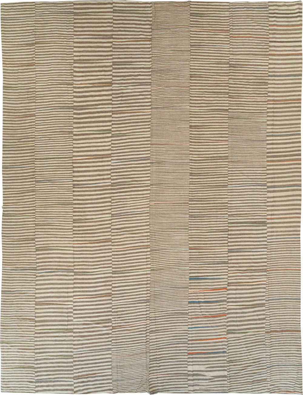 Modern Turkish Flatweave Kilim Large Carpet, No.31608 - Gss