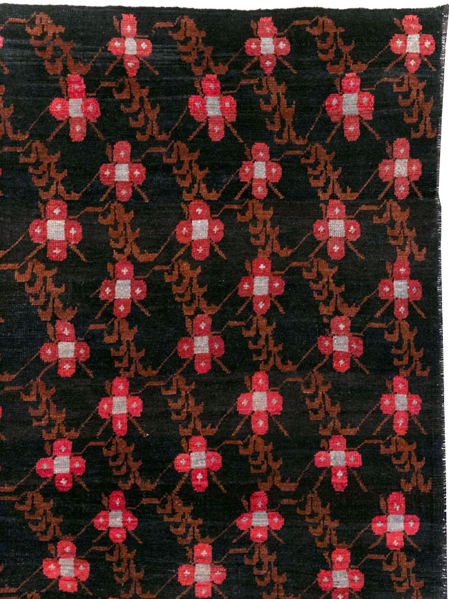 Vintage Turkish Anatolian Small Room Size Carpet, No.31613 - Gss