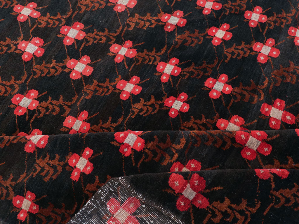 Vintage Turkish Anatolian Small Room Size Carpet, No.31613 - Gss