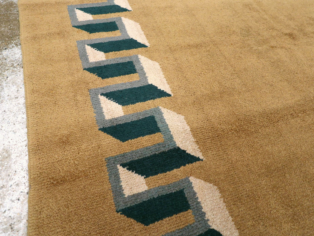 Vintage French Art Deco Carpet, No.31615 - Gss