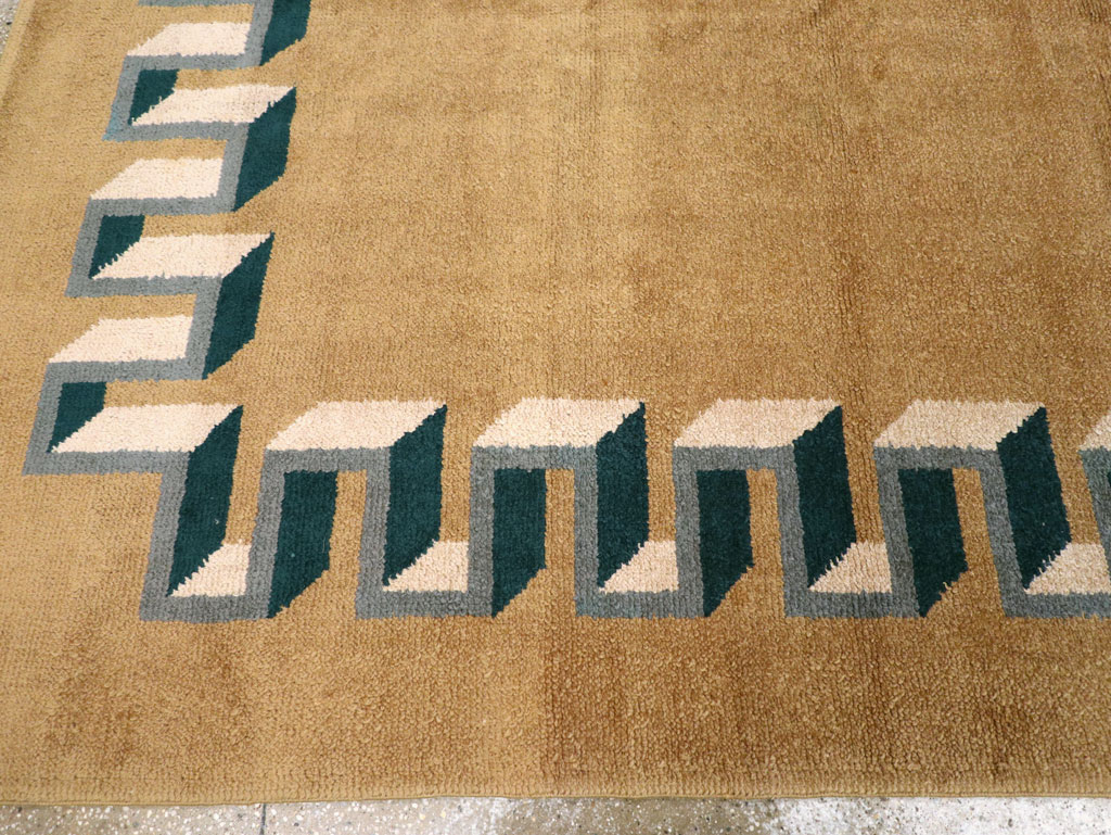 Vintage French Art Deco Carpet, No.31615 - Gss