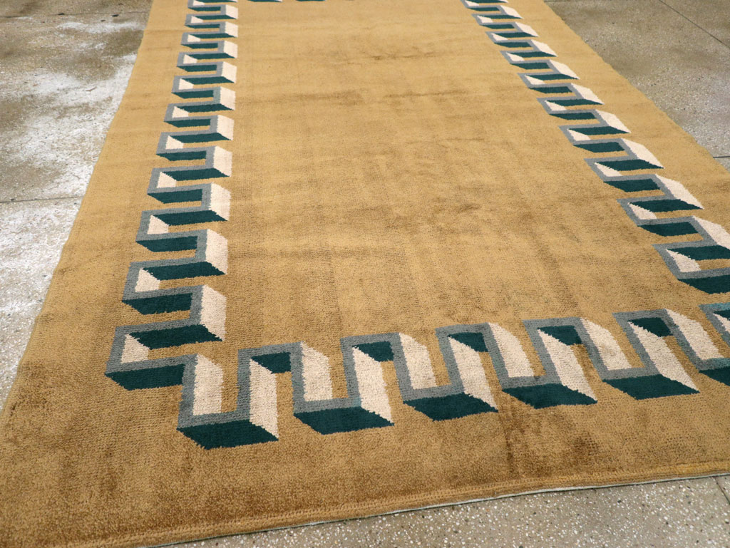 Vintage French Art Deco Carpet, No.31615 - Gss