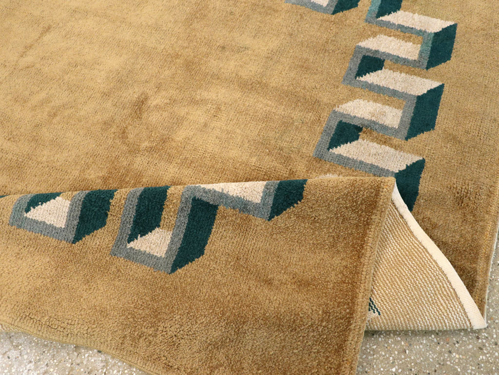 Vintage French Art Deco Carpet, No.31615 - Gss