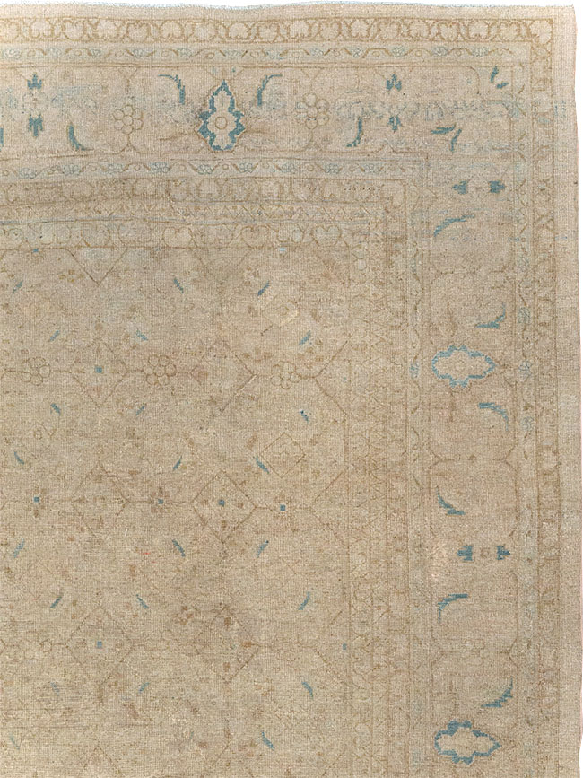 Vintage Persian Mahal Room Size Carpet, No.31619 - Gss