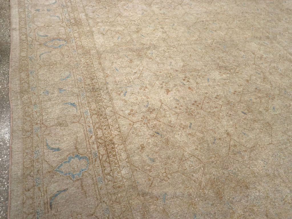 Vintage Persian Mahal Room Size Carpet, No.31619 - Gss