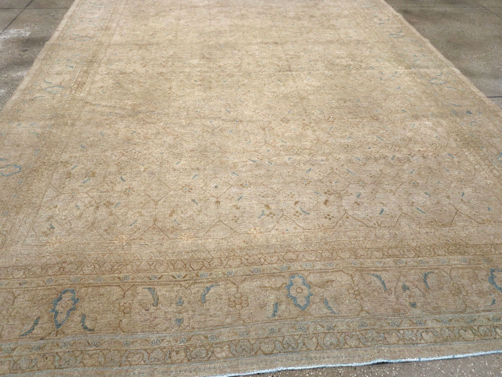 Vintage Persian Mahal Room Size Carpet, No.31619 - Gss