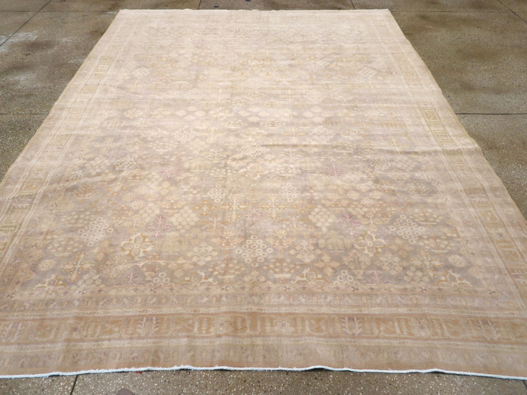 Vintage Persian Joshegan Room Size Carpet, No.31639 - Gss