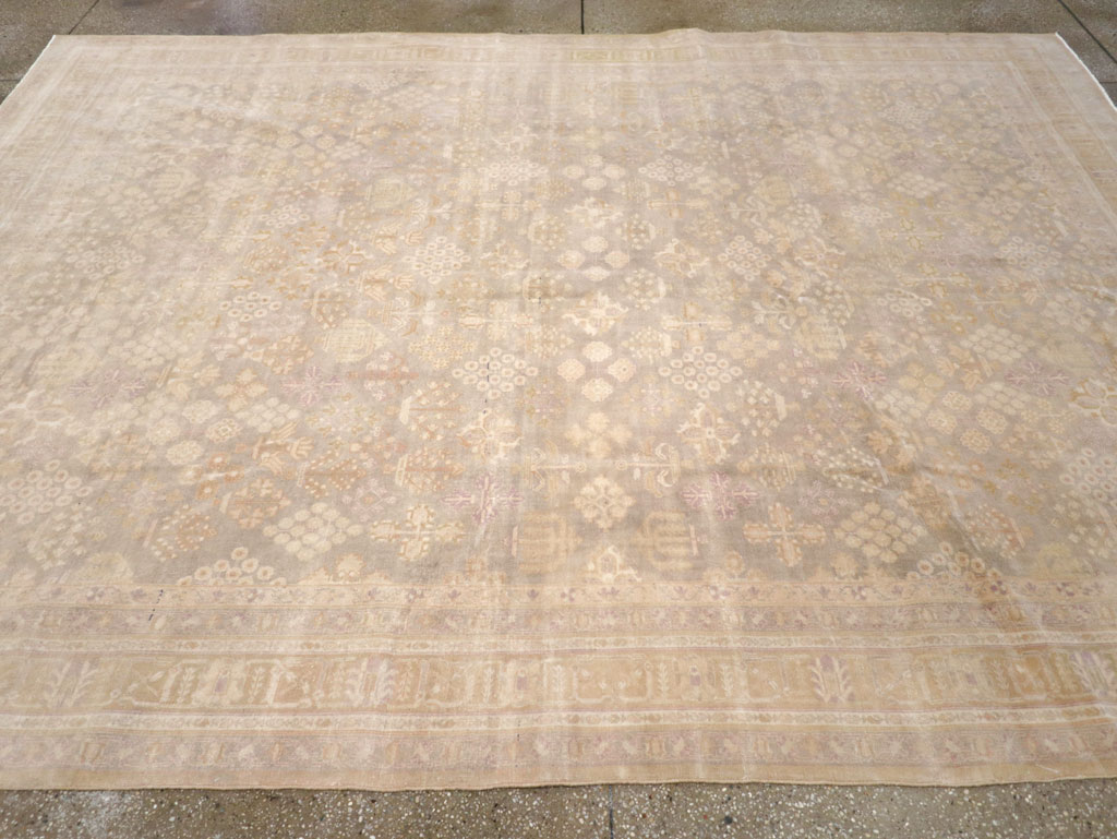 Vintage Persian Joshegan Room Size Carpet, No.31639 - Gss