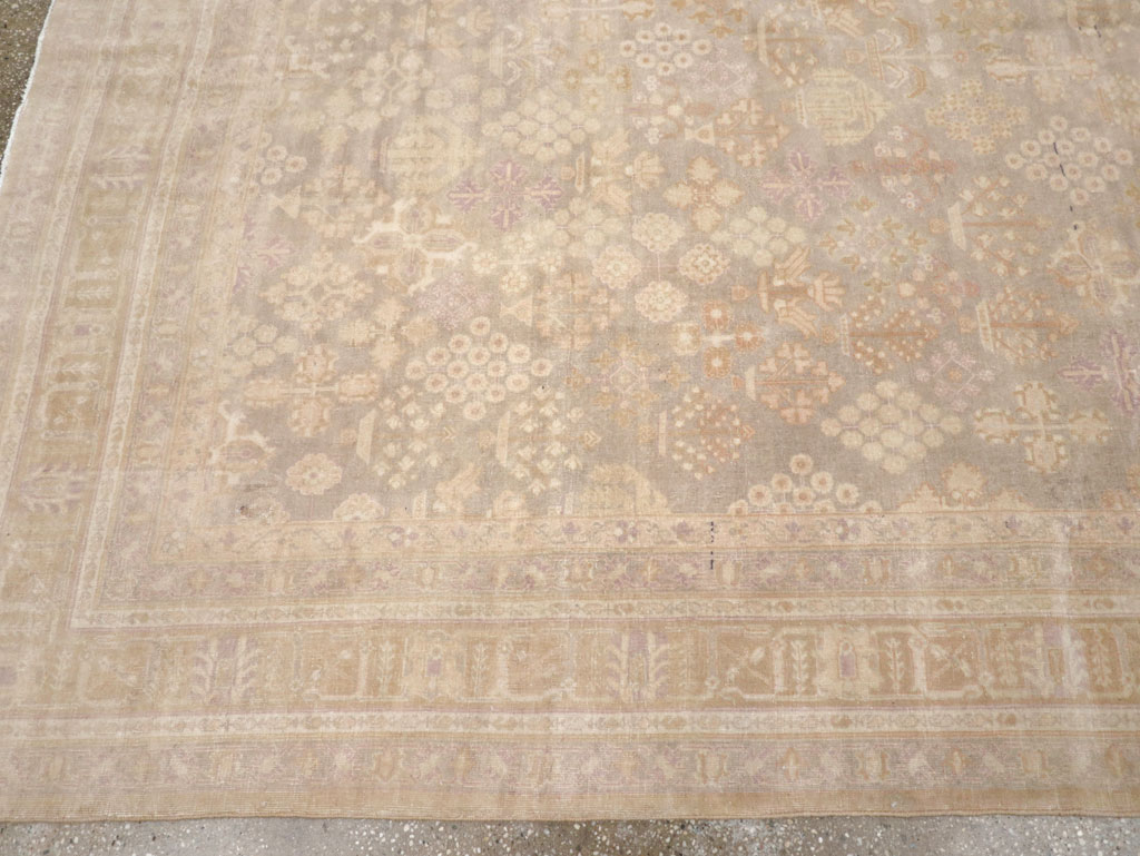 Vintage Persian Joshegan Room Size Carpet, No.31639 - Gss