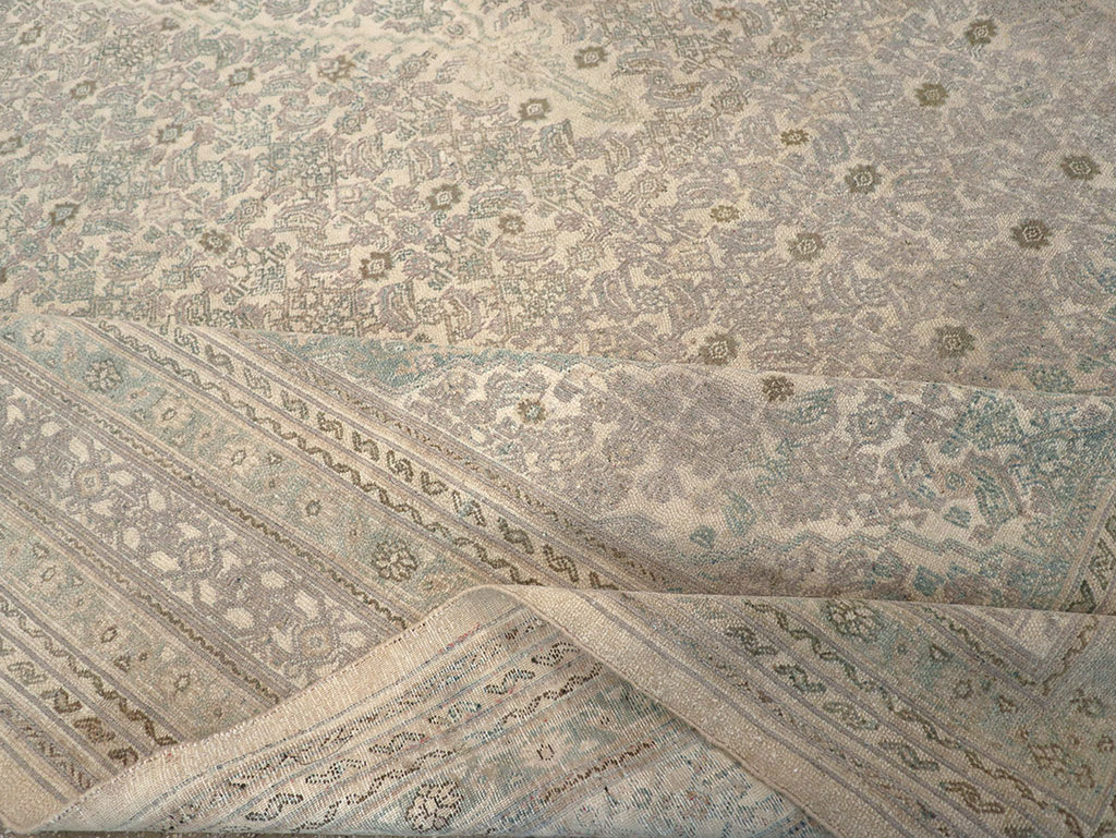 Vintage Persian Bibikabad Large Carpet, No.31640 - Gss