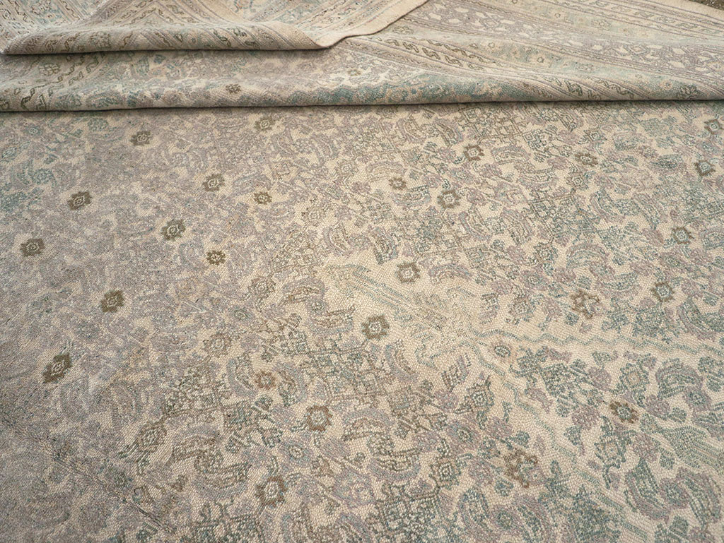 Vintage Persian Bibikabad Large Carpet, No.31640 - Gss