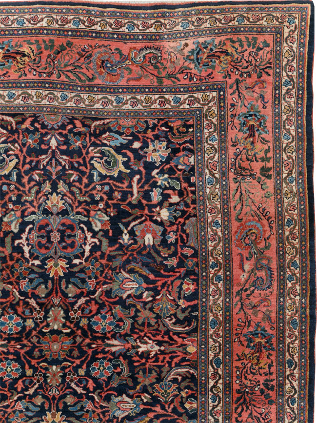 Antique Persian Bidjar Room Size Carpet, No.31641 - Gss
