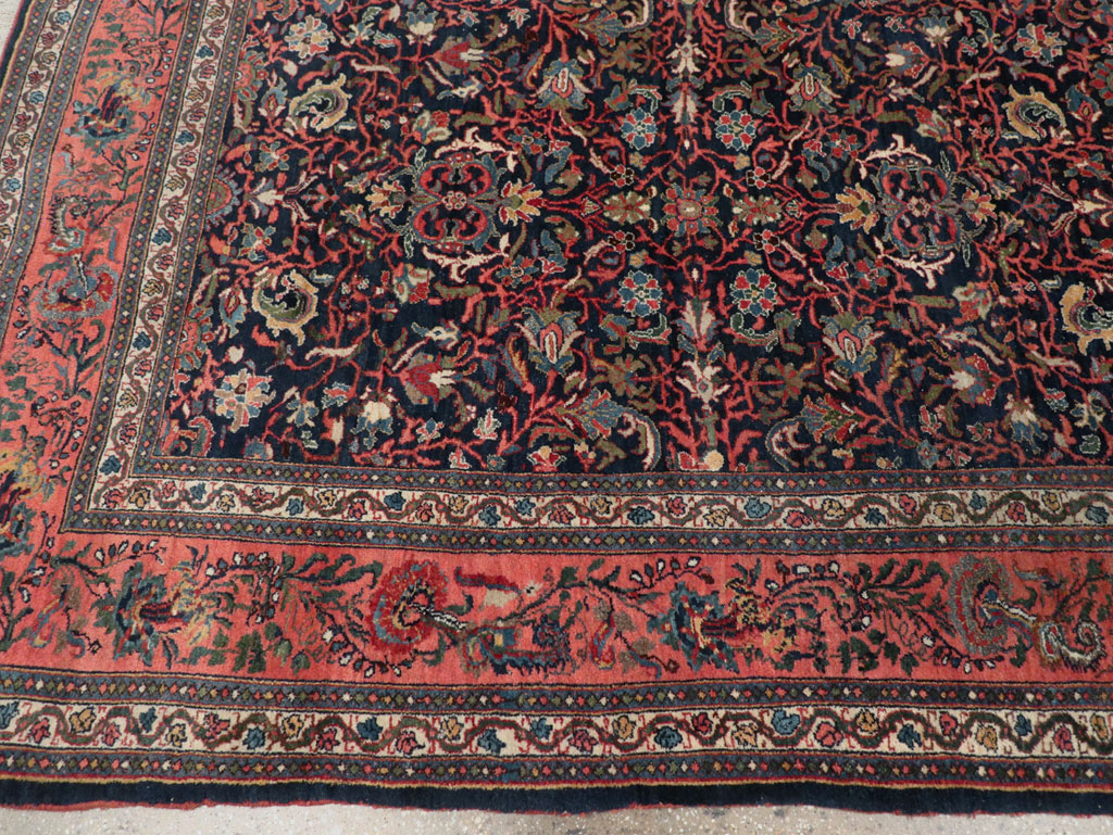 Antique Persian Bidjar Room Size Carpet, No.31641 - Gss