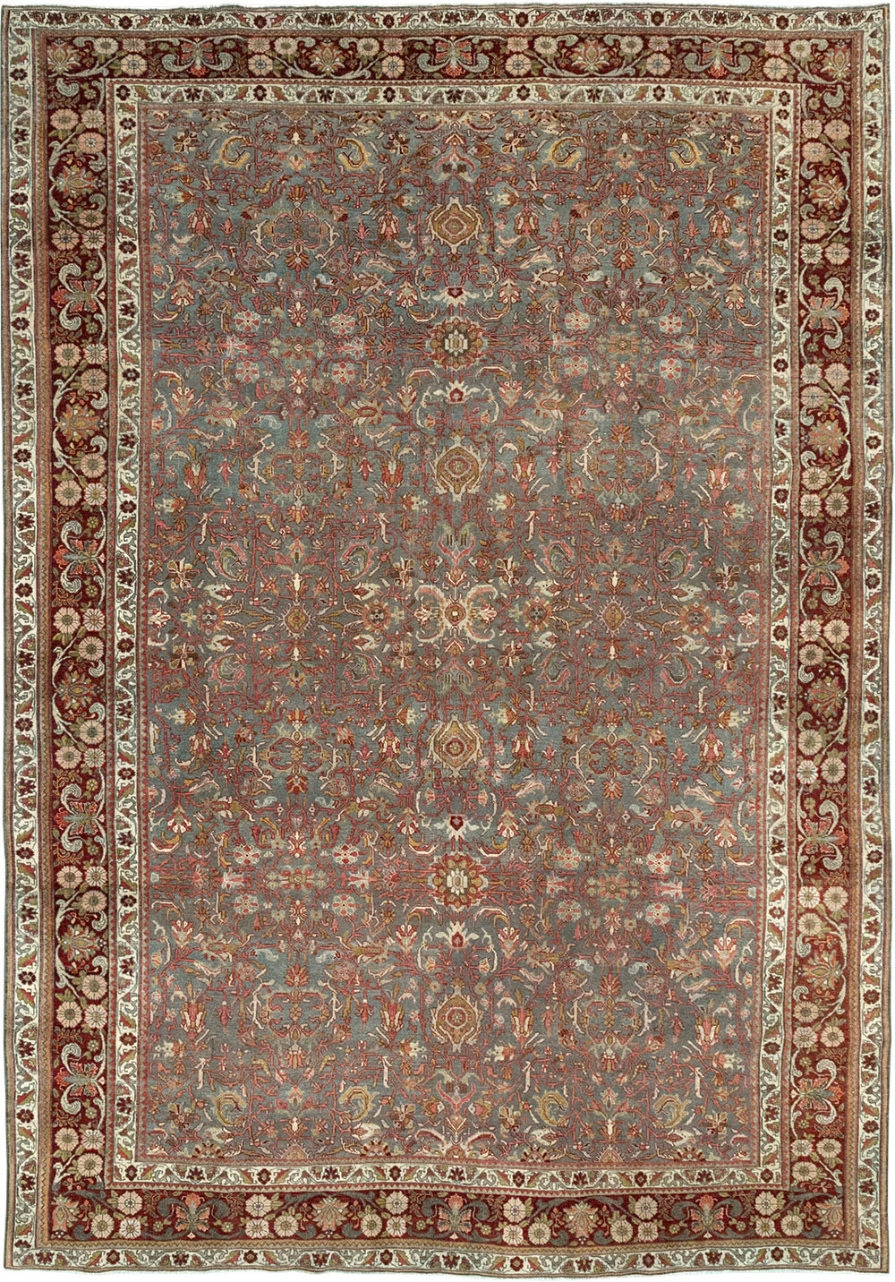 Antique Persian Bidjar Room Size Carpet, No.31645 - Gss