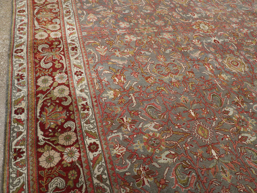 Antique Persian Bidjar Room Size Carpet, No.31645 - Gss