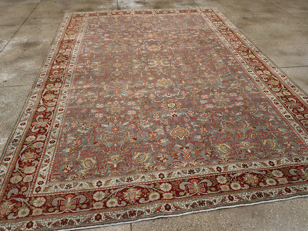 Antique Persian Bidjar Room Size Carpet, No.31645 - Gss