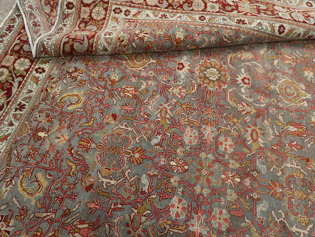 Antique Persian Bidjar Room Size Carpet, No.31645 - Gss