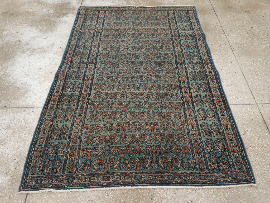 Antique Persian Pictorial Dorokhsh Rug, No.31646 - Gss