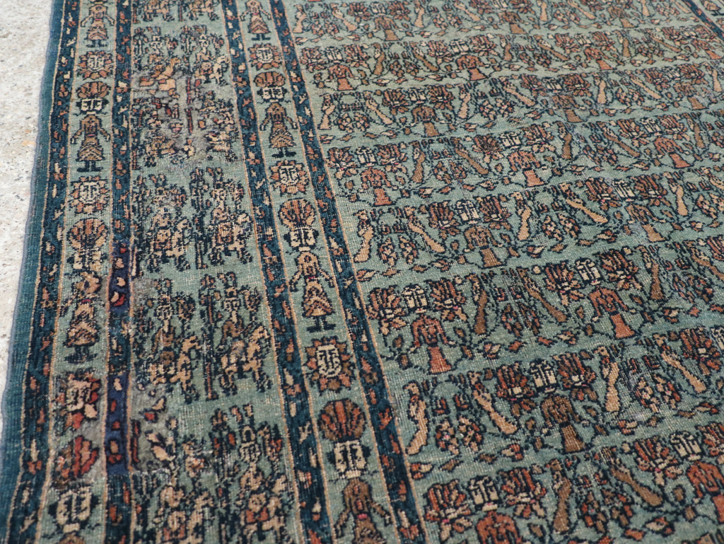 Antique Persian Pictorial Dorokhsh Rug, No.31646 - Gss