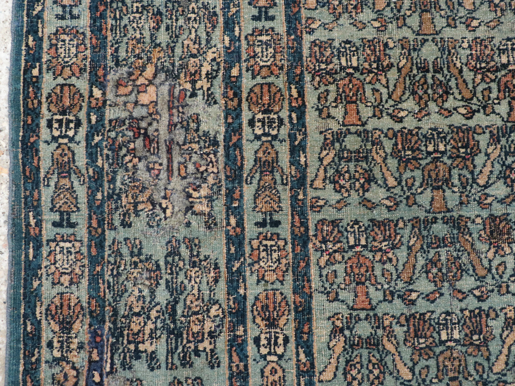 Antique Persian Pictorial Dorokhsh Rug, No.31646 - Gss