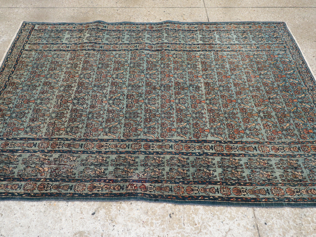 Antique Persian Pictorial Dorokhsh Rug, No.31646 - Gss