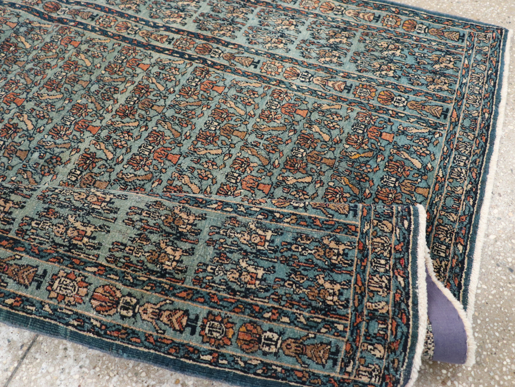 Antique Persian Pictorial Dorokhsh Rug, No.31646 - Gss