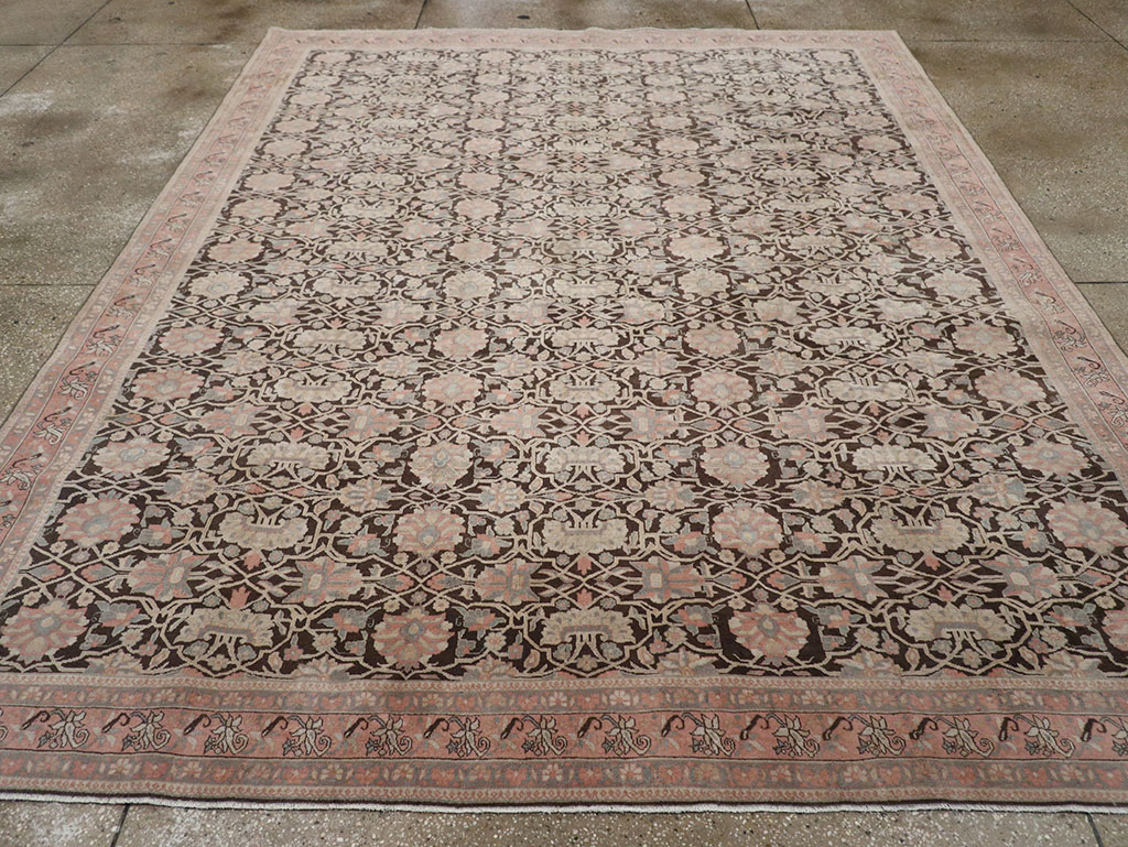 Vintage Persian Bidjar Room Size Carpet, No.31650 - Gss