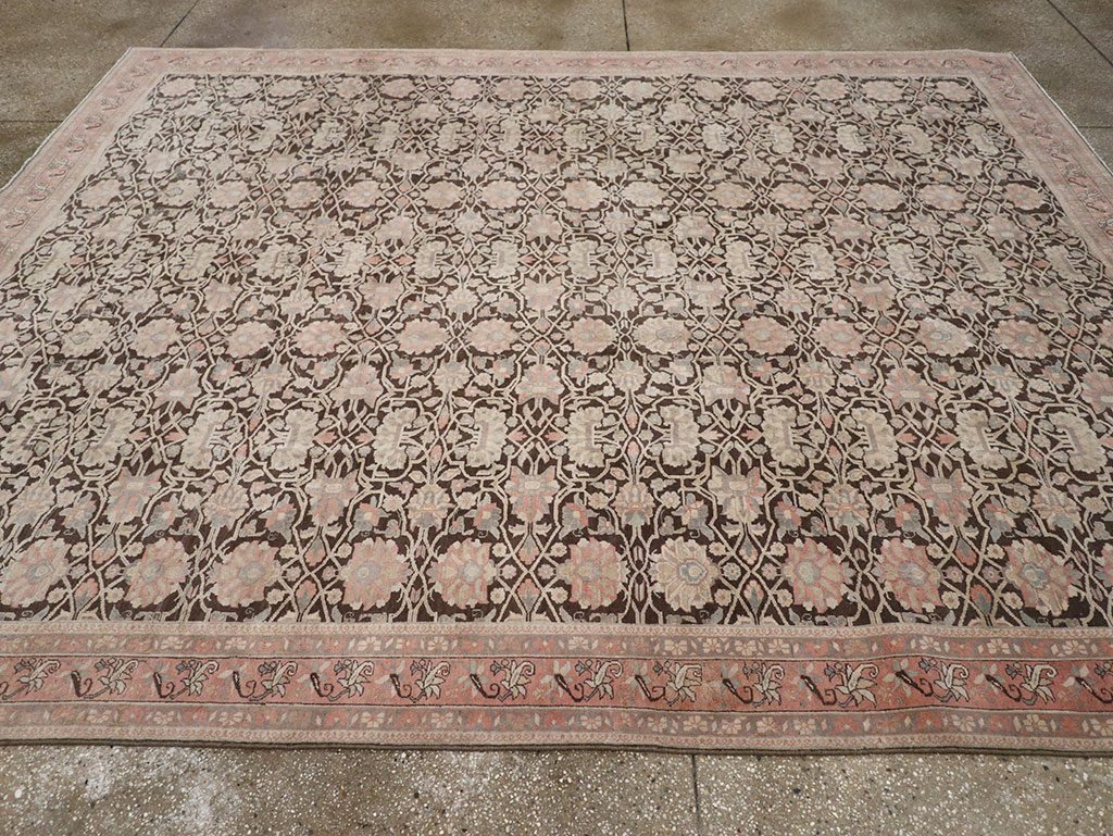 Vintage Persian Bidjar Room Size Carpet, No.31650 - Gss