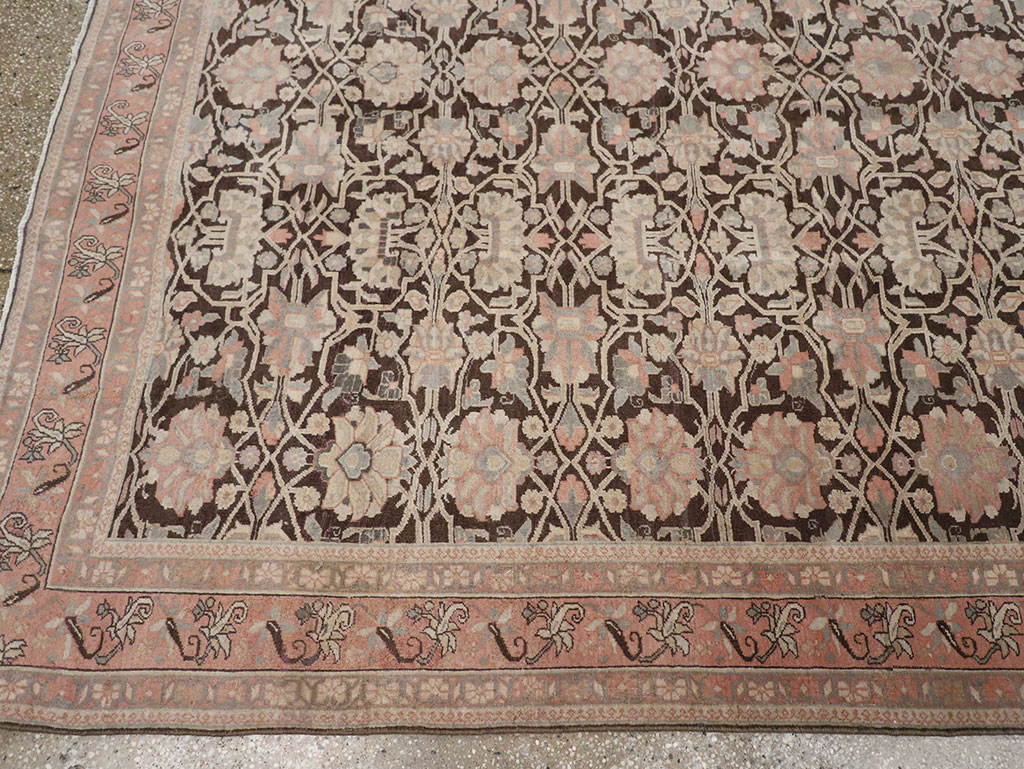 Vintage Persian Bidjar Room Size Carpet, No.31650 - Gss