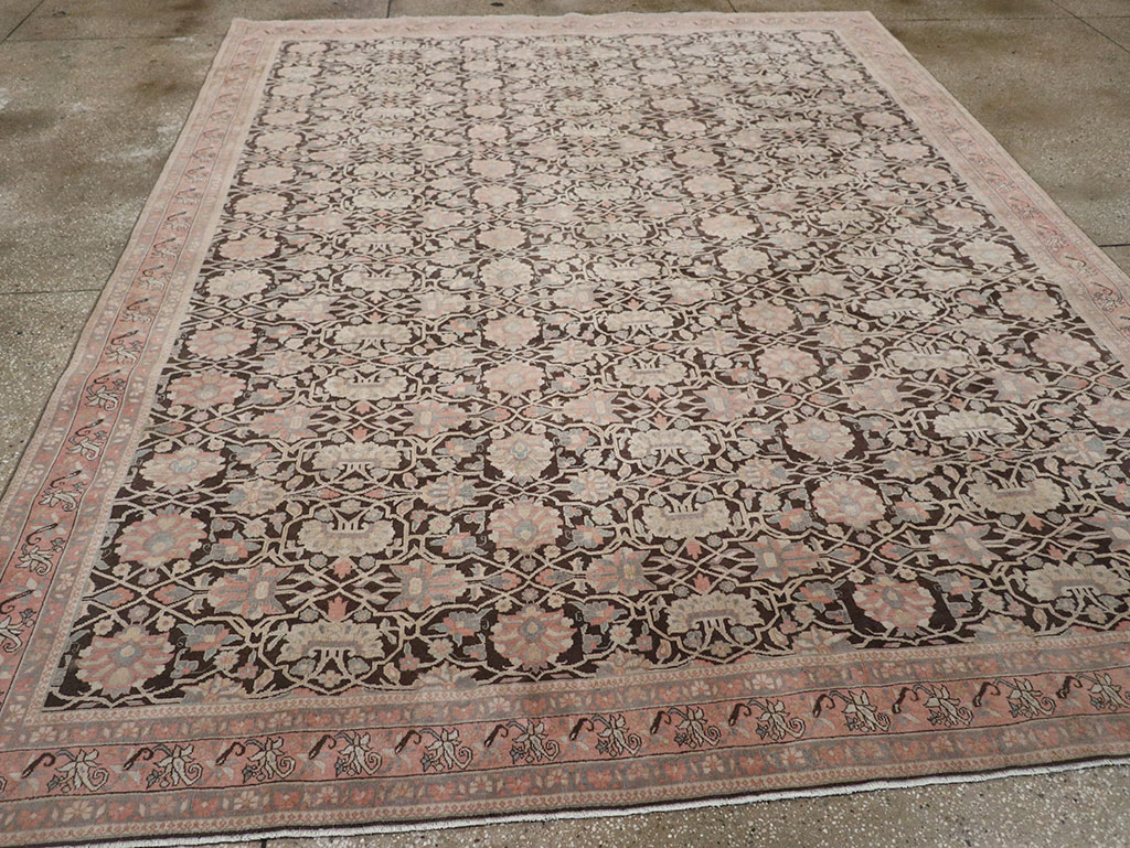 Vintage Persian Bidjar Room Size Carpet, No.31650 - Gss