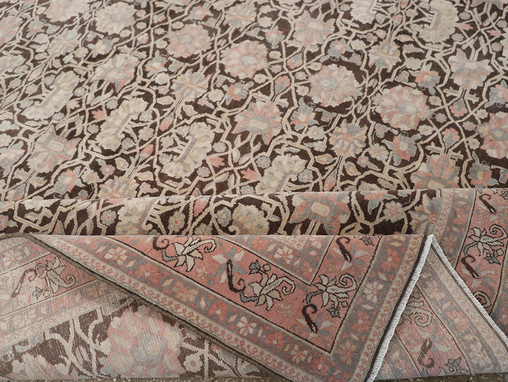 Vintage Persian Bidjar Room Size Carpet, No.31650 - Gss