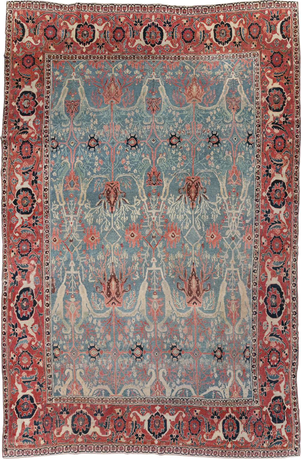 Antique Persian Bidjar Room Size Carpet, No.31651 - Gss