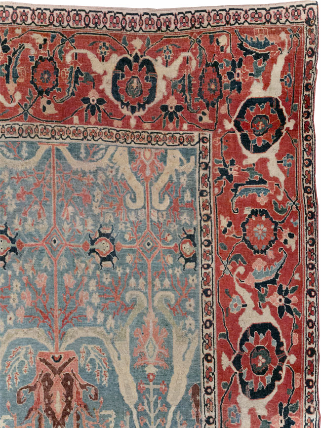Antique Persian Bidjar Room Size Carpet, No.31651 - Gss