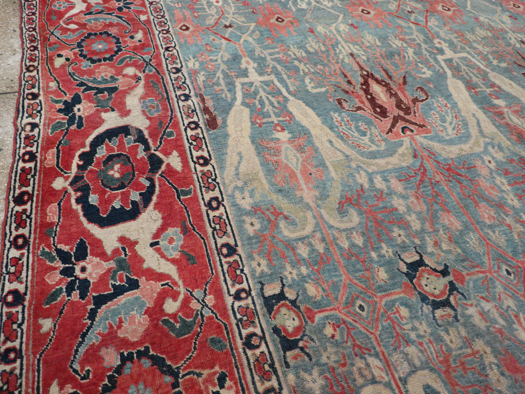 Antique Persian Bidjar Room Size Carpet, No.31651 - Gss