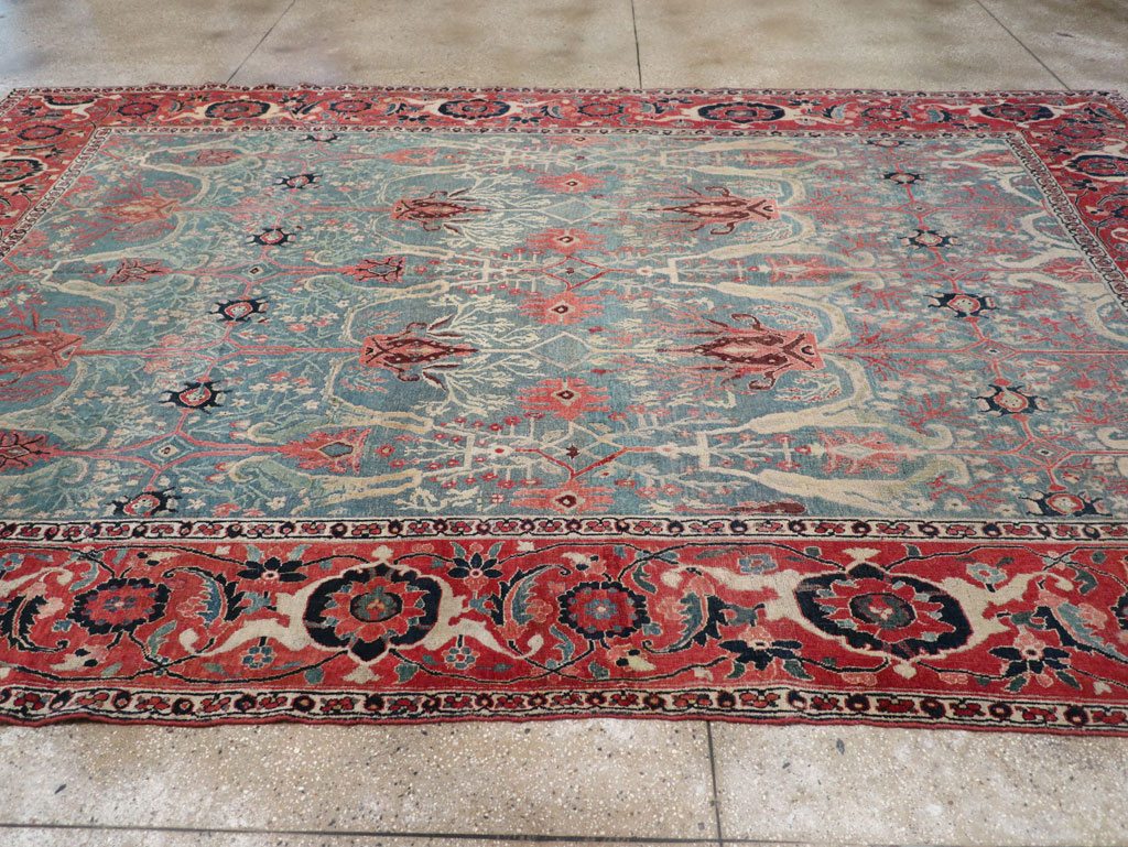 Antique Persian Bidjar Room Size Carpet, No.31651 - Gss
