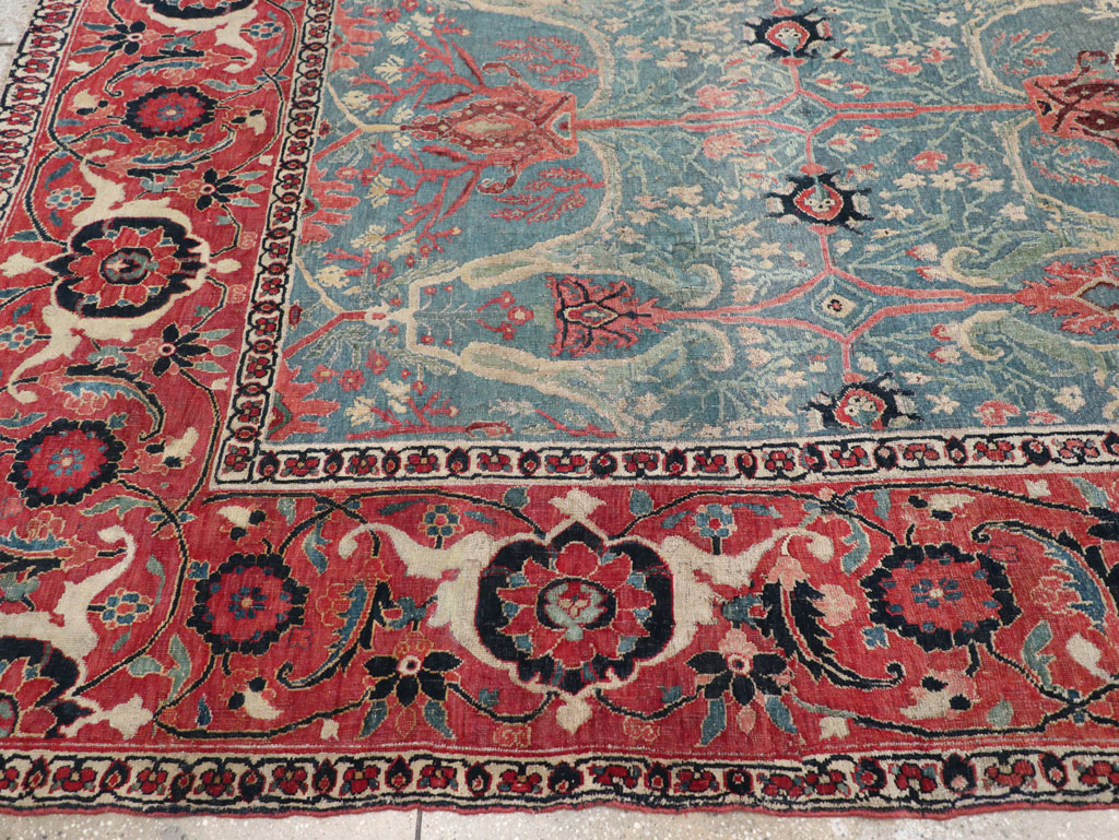 Antique Persian Bidjar Room Size Carpet, No.31651 - Gss