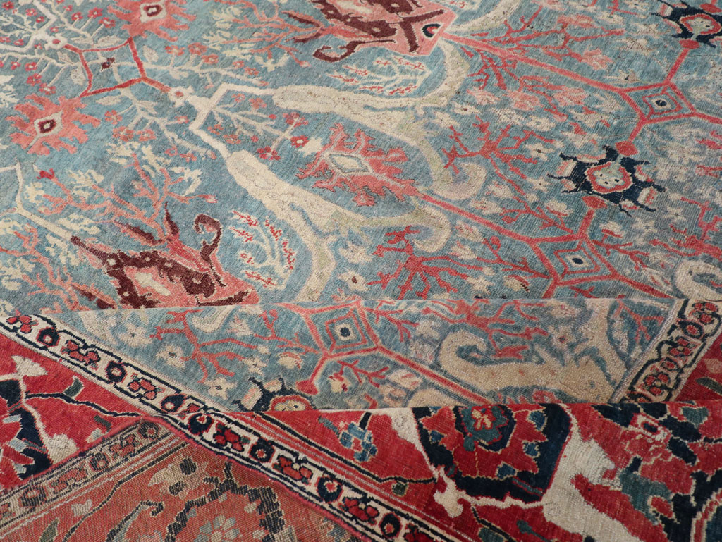 Antique Persian Bidjar Room Size Carpet, No.31651 - Gss