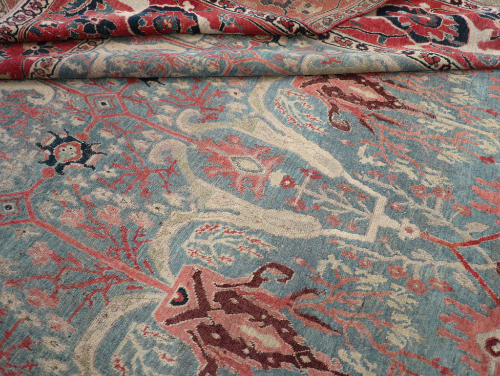 Antique Persian Bidjar Room Size Carpet, No.31651 - Gss